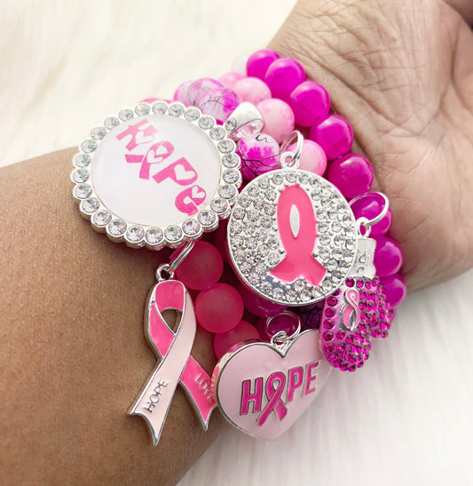 Random Breast Cancer Bracelet